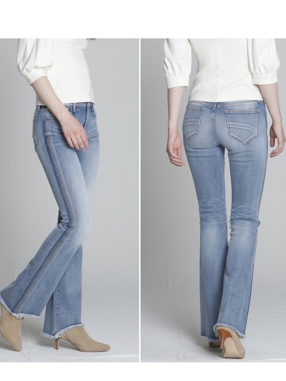 Driftwood Isabel Flare Blue Jeans 29